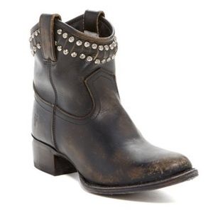Frye Diana Cut & Studded Short Boot